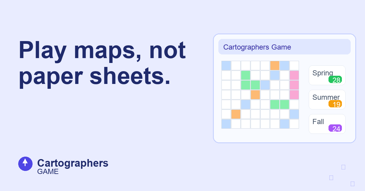 Cartographers Game